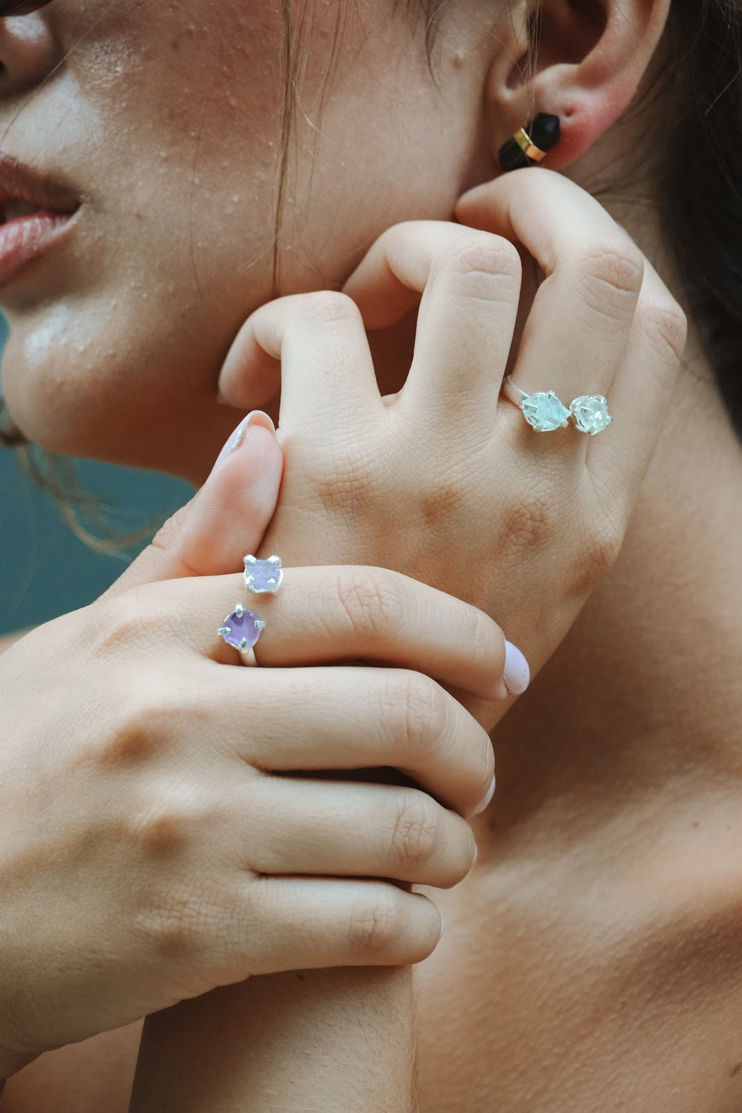 Dengo Rings - Silver Amethyst