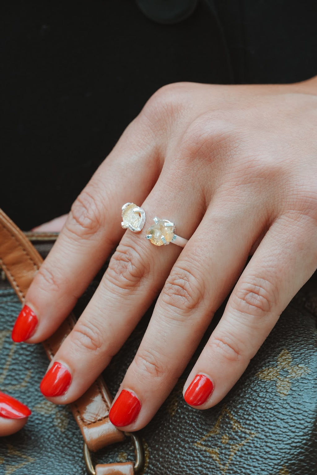 Dengo Rings - Silver Citrine