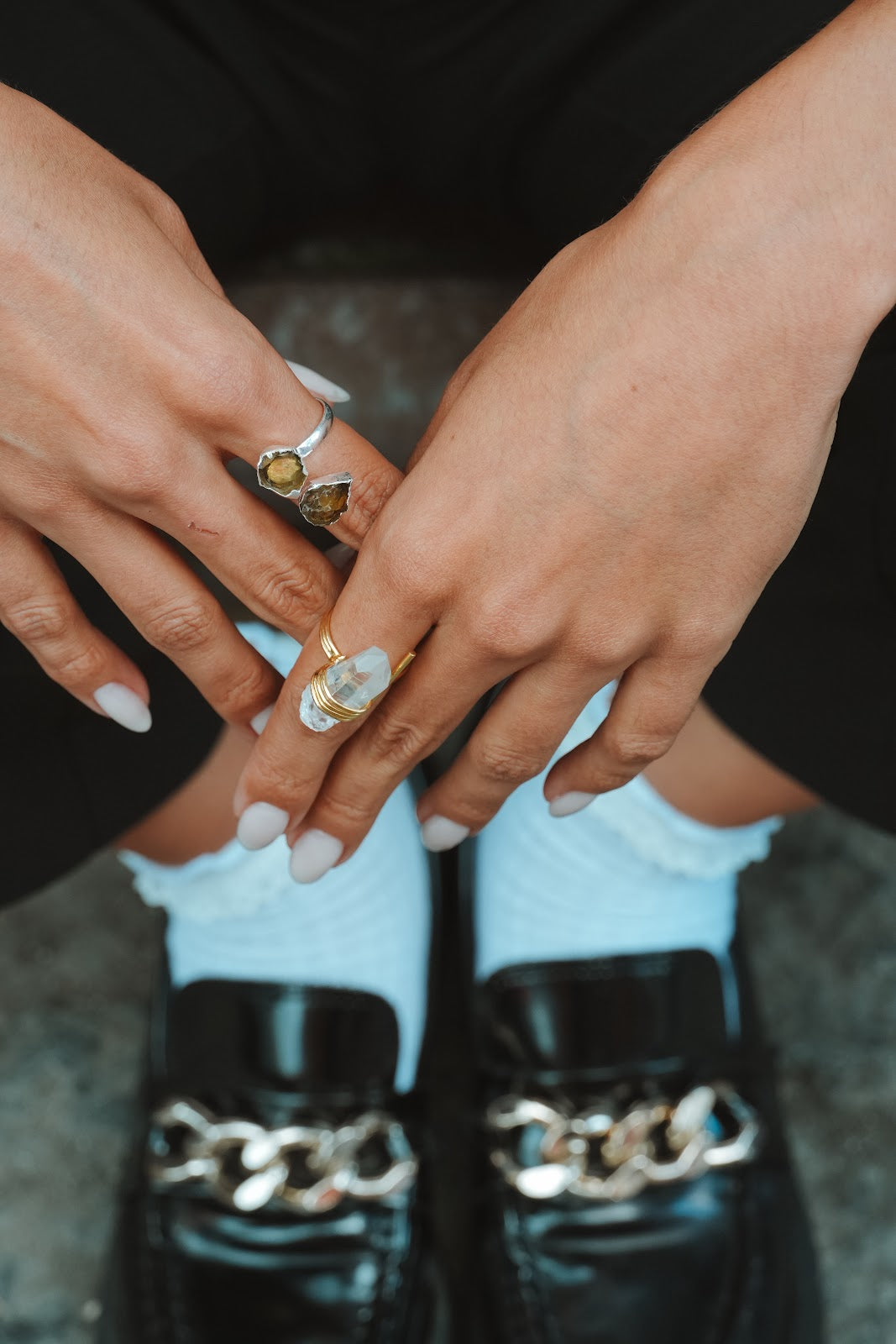 Jobim Rings - Silver Citrine