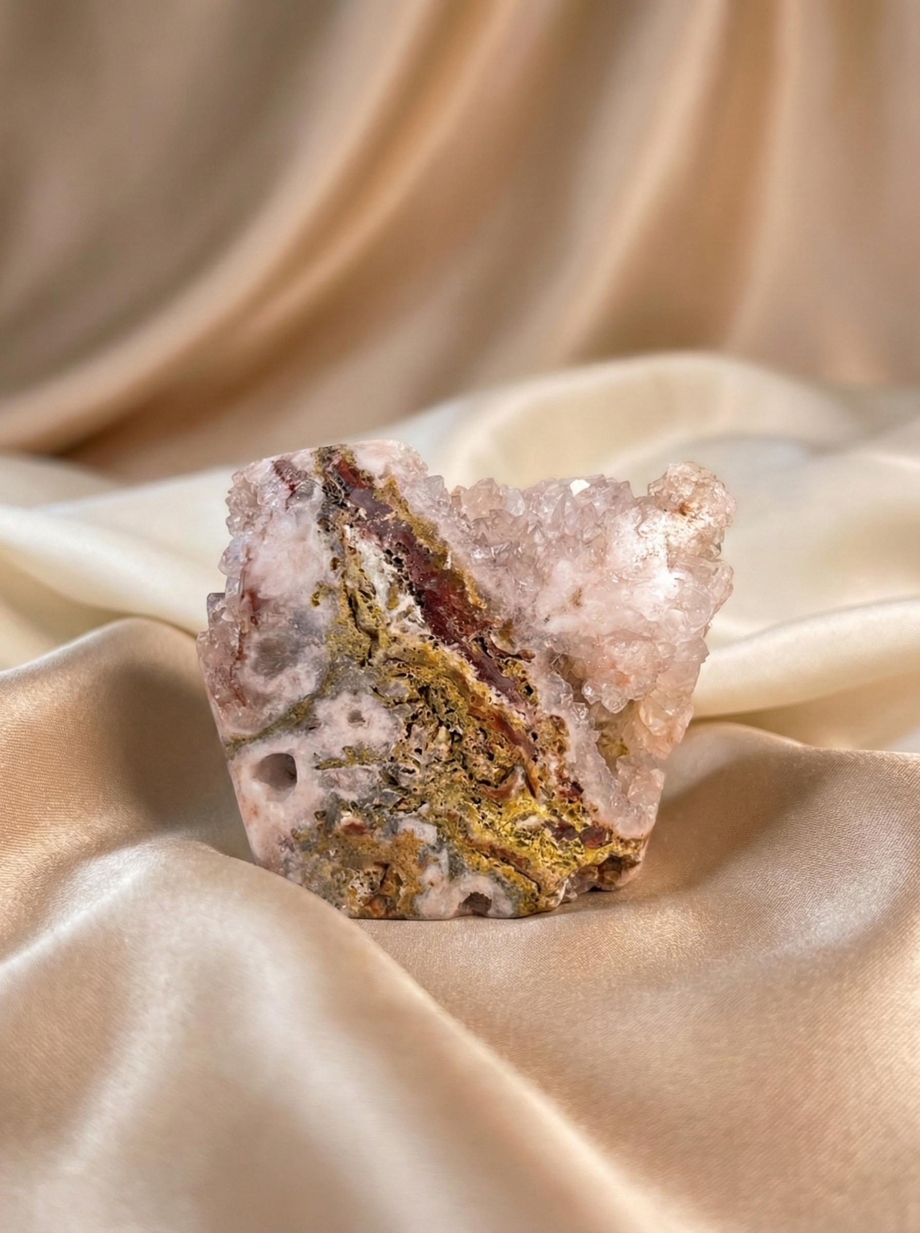Pink Druzy Amethyst